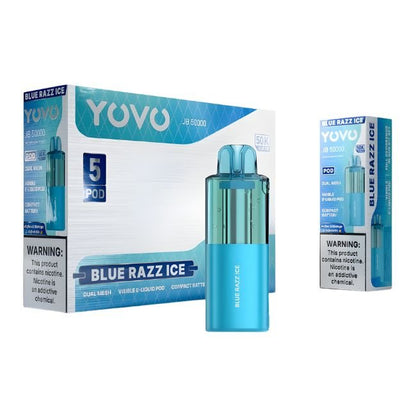 YOVO JB 50000 5% DISPOSABLE POD (75ML) 50K PUFFS 5CT/ BOX