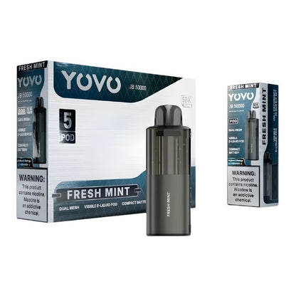 YOVO JB 50000 5% DISPOSABLE POD (75ML) 50K PUFFS 5CT/ BOX
