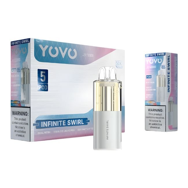 YOVO JB 50000 5% DISPOSABLE POD (75ML) 50K PUFFS 5CT/ BOX