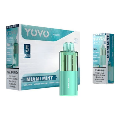 YOVO JB 50000 5% DISPOSABLE POD (75ML) 50K PUFFS 5CT/ BOX