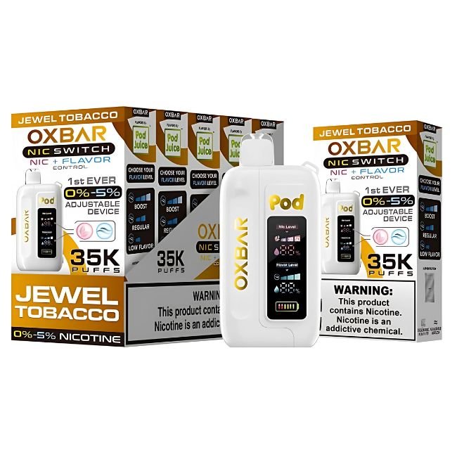 OXBAR NIC SWITCH NIC+FLAVOR CONTROL BY POD JUICE 5%  DISPOSABLE (70ML) 35K PUFFS - Gallery Image