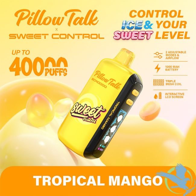 PILLOW TALK ICE & SWEET CONTROL 5% DISPOSABLE (100ML) 40K PUFFS - Gallery Image
