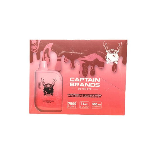 CAPTAIN BRANDS ULTIMATE ZERO NIC. DISPO (140ML) 7.5K PUFFS