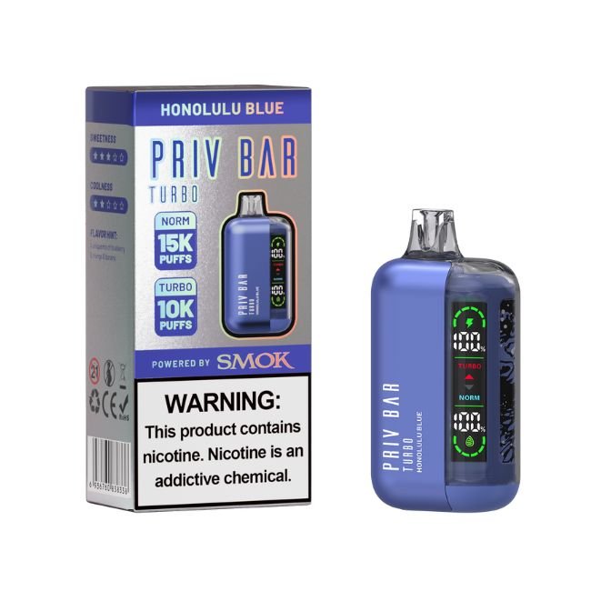 PRIV BAR TURBO BY SMOK 5% DISPOSABLE (80ML) 15K PUFFS - Gallery Image