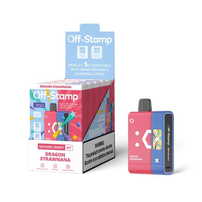 OFF STAMP SW16000 BY LOST MARY 5% DISPOSABLE KIT (85ML) 16K PUFFS - Gallery Image