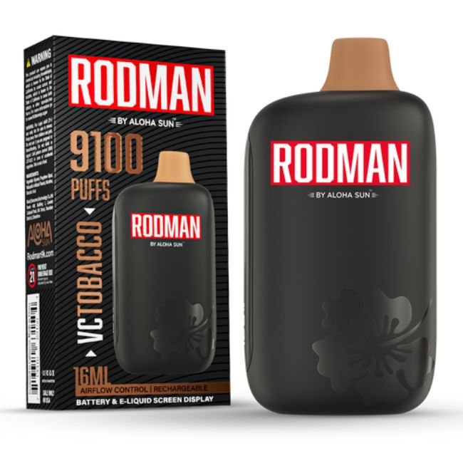 RODMAN 5% DISPOSABLE (160ML) 9100 PUFFS - Gallery Image