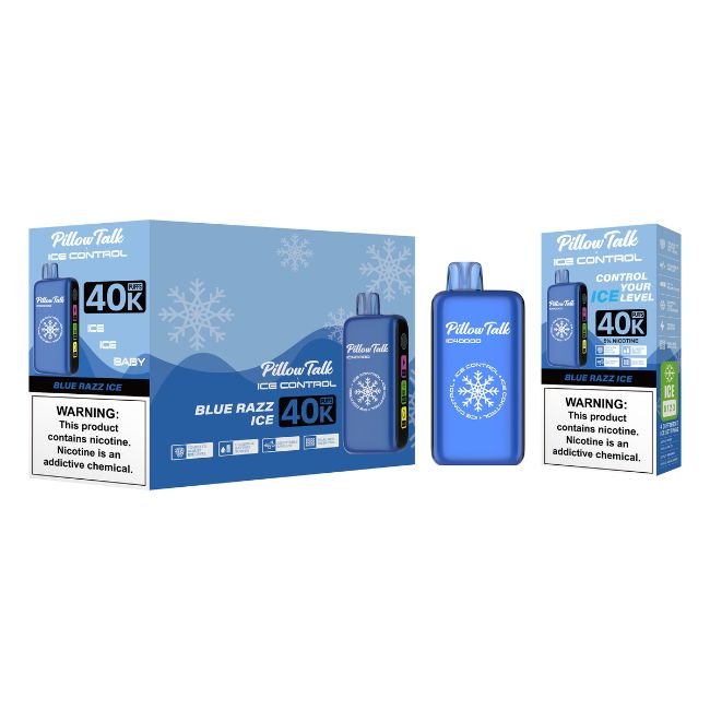 PILLOW TALK ICE CONTROL 5% DISPOSABLE (100ML) 40K PUFFS - Gallery Image