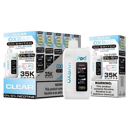 OXBAR NIC SWITCH NIC+FLAVOR CONTROL BY POD JUICE 5%  DISPOSABLE (70ML) 35K PUFFS - Gallery Image