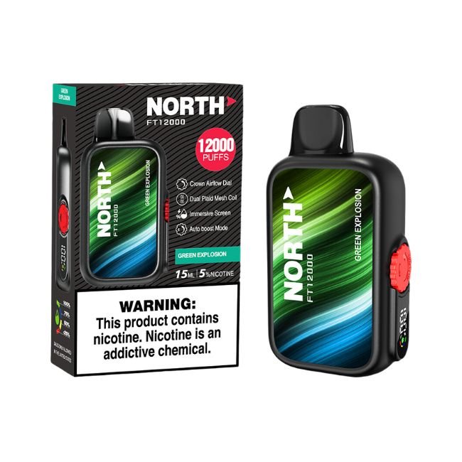 NORTH FT12000 5% DISPOSABLE (150ML) 12K PUFFS - Gallery Image