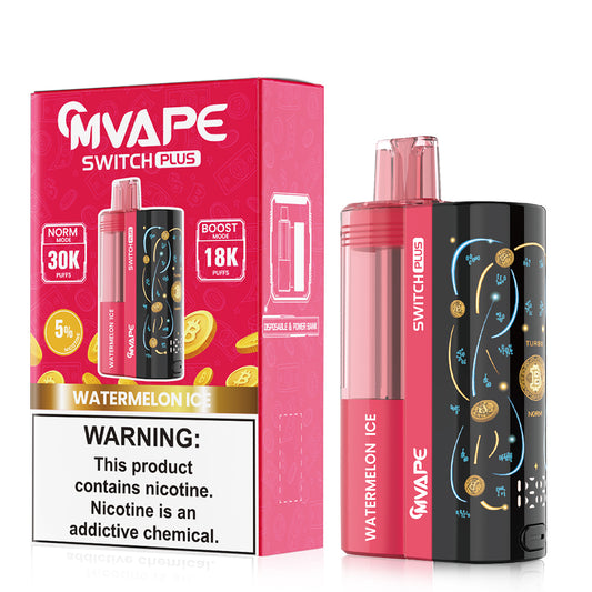 CRYSTAL MARY 5% DISPOSABLE POD (90ML) 30K PUFFS - WATERMELON BUBBLEGUM